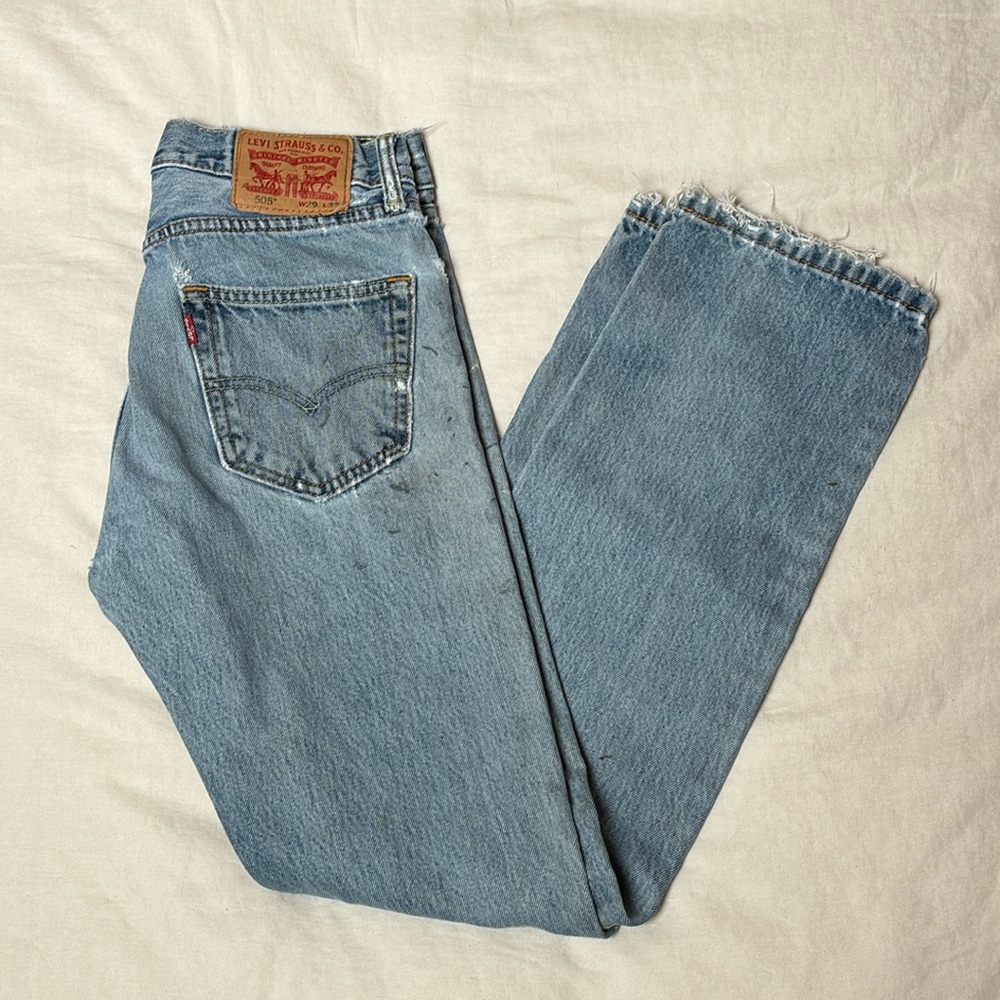 Levi's 505 Blue Women's Jeans - Picture 3 of 10